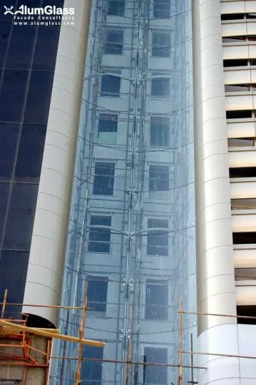 نمای شیشه ای پروژه آلتون مشهد- آلومینیوم شیشه تهران