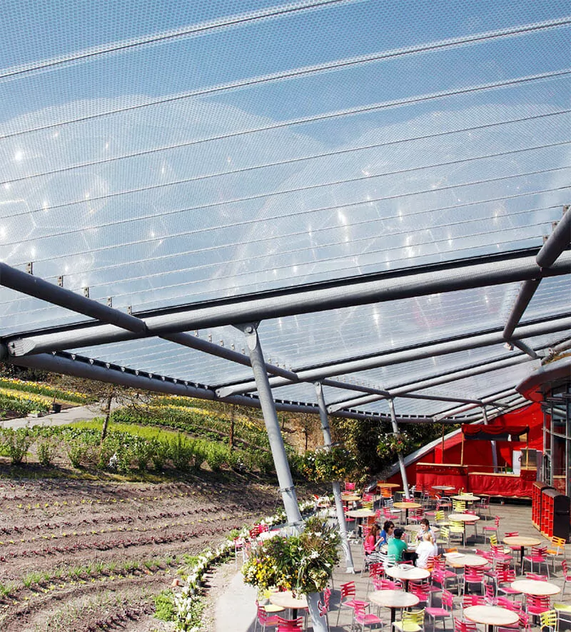 ETFE تک لایه برای پوشش نما